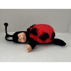 Vintage Anne Geddes Baby Ladybugs Bean Filled Doll Collection 1997 Edition